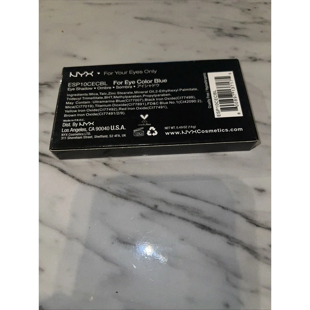 NYX SEXY BLUE EYES Eyeshadow Palette ~ ESP10CECBL FOR YOUR EYES ONLY COLOR
